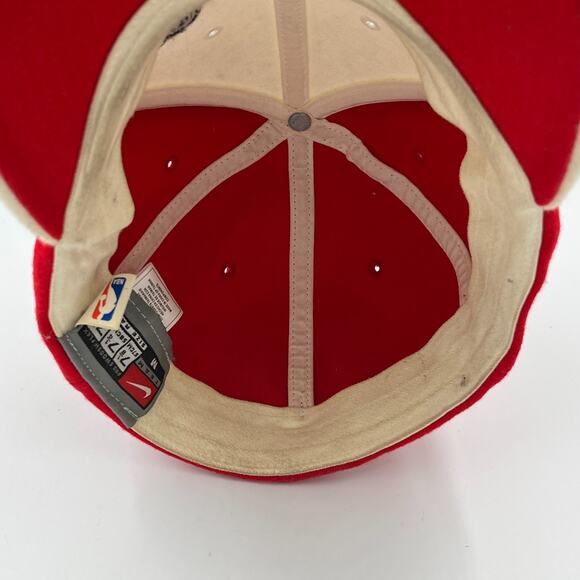 Vintage Nike Chicago Bulls Embroidered Hat Cap Medium - Picture 11 of 11